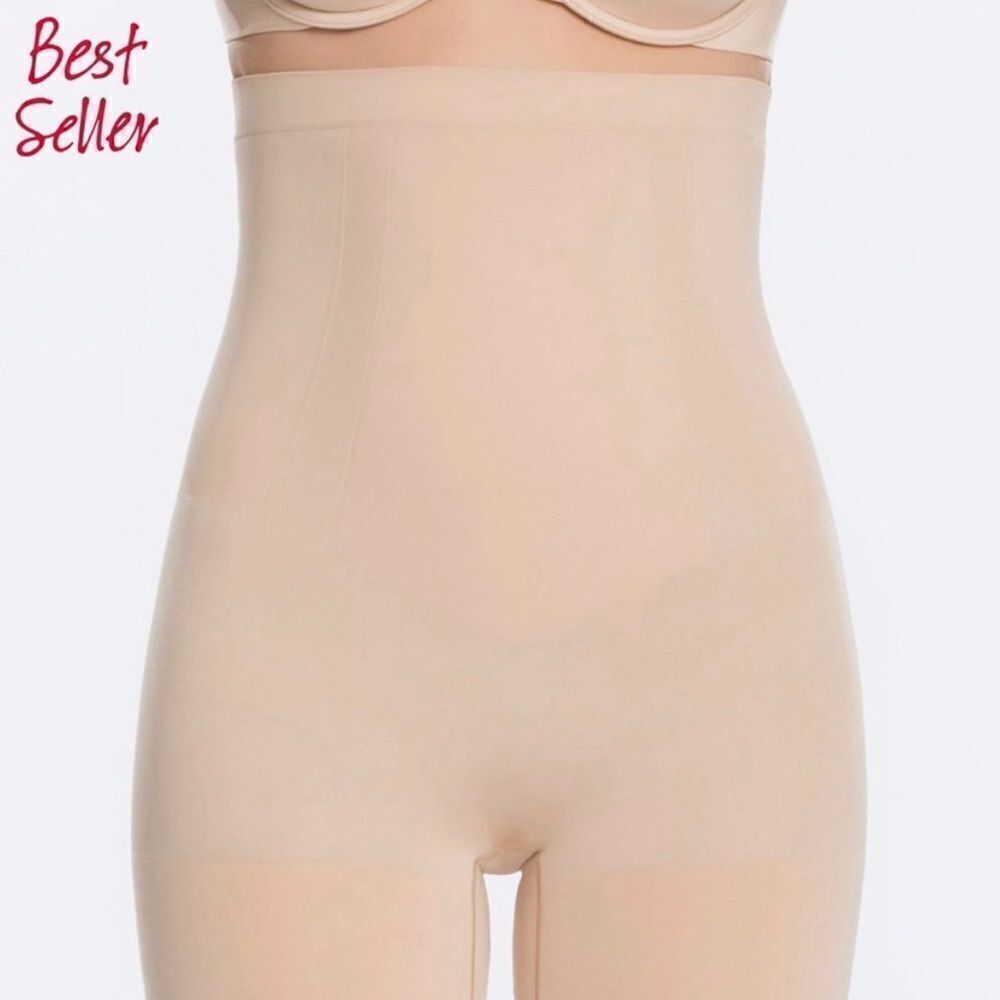 SPANX Oncore High Waist Short in Soft Nude New $78